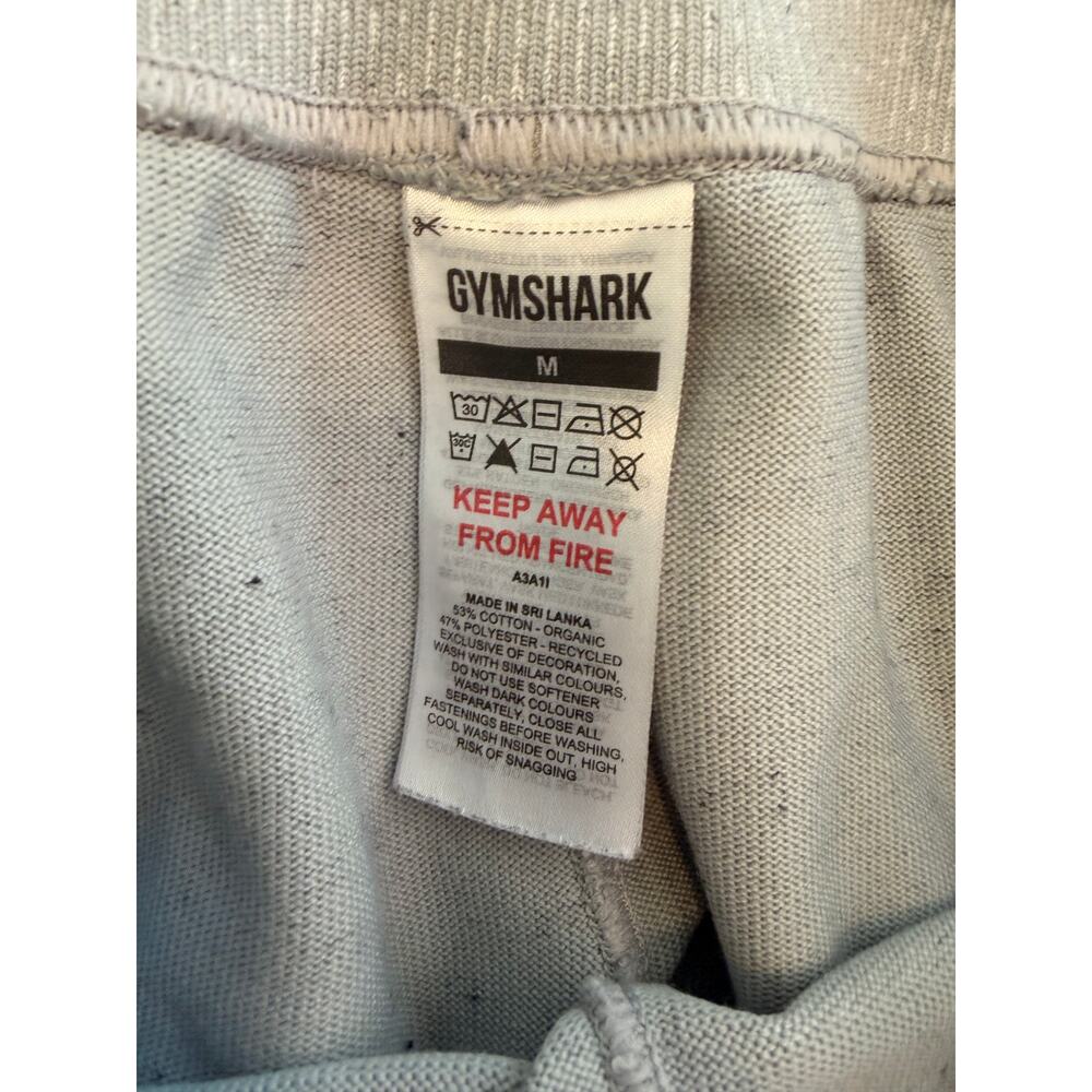 Gymshark Gray Zip Pocket Joggers Men's Medium Athletic Sweatpants - Picture 4 of 4